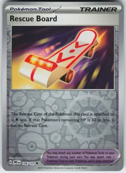 Pokemon Rescue Board 126/131 SV: Prismatic Evolutions NM Reverse Holo card - Image 1