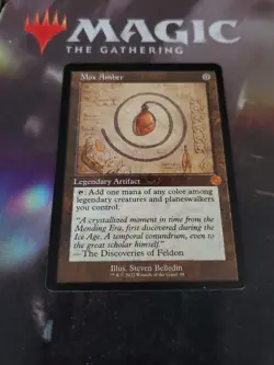 Mtg. Mox Amber. Retro Schematic. Brothers' War. Lp - Image 1