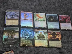 9x MTG Avatar Rare Cards Nm Borderless Extended Art Foil Regular - Image 1