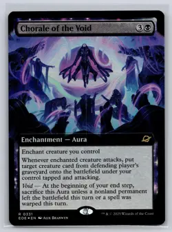 Chorale of the Void (Extended Art) 331 Edge of Eternities Foil NM - Image 1