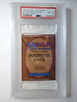 Revised Edition Booster Pack Sealed English Graded PSA 8 NM-Mint MTG Magic - Image 1
