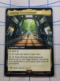 MTG - Abstergo Entertainment (Extended Art) #0171 - Legendary Land - Image 1