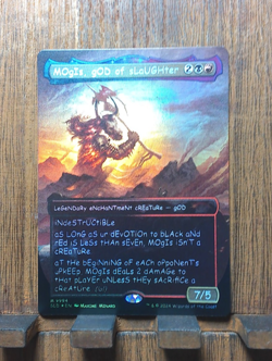 MTG💀🔥 MOgIs, gOD of sLaUGHter (9994) (Rainbow Foil) Secret Lair NEAR MINT💕❤ - Image 2