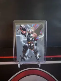 Thor, God of Thunder Art Card (Gold-Stamped Signature) Marvel Super Heroes - Image 1