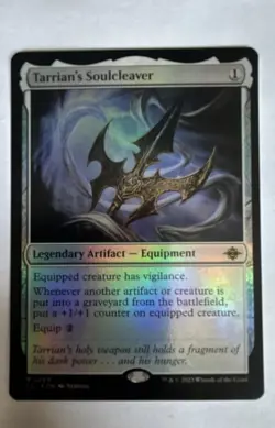 Tarrian's Soulcleaver The Lost Caverns of Ixalan Foil MTG - Image 1