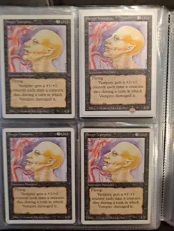 Wizards of the Coast MTG Sengir Vampire Revised Edition 76 English Regular x4 - Image 1