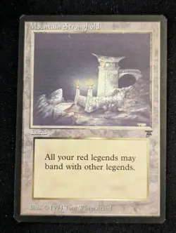 Mountain Stronghold - Legends - LP - MTG - Magic The Gathering - Land - Image 1