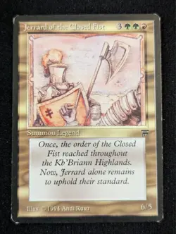 Jerrard of the Closed Fist - Legends - LP - MTG - Magic the Gathering - Multi - Image 1