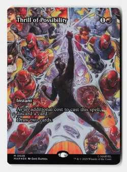 Thrill of Possibility (Borderless) 28 Marvel Universe Eternal-Legal MTG Foil NM - Image 1