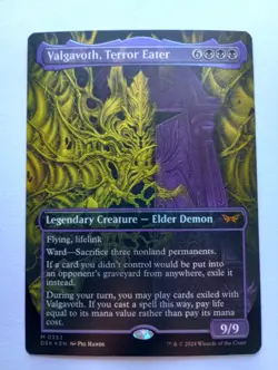 MTG - 1x Valgavoth Terror Eater Showcase Foil - Duskmourn - NM - Image 1