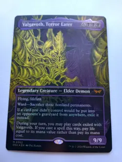 MTG - 1x Valgavoth Terror Eater Showcase Foil - Duskmourn - NM - Image 2