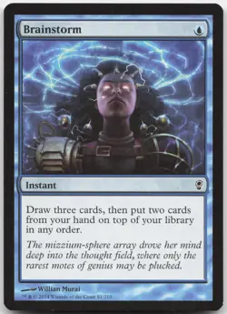 Brainstorm - Conspiracy - Common - Magic: The Gathering - Image 1