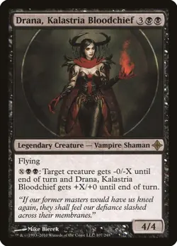 Drana, Kalastria Bloodchief - 107 - LP Rise of the Eldrazi (ROE) - Image 1