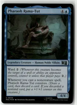 Pharaoh Rama-Tut U Commander: Marvel Super Heroes 634 NM Foil - Image 1