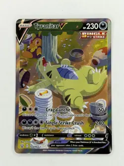 Tyranitar V (Alternate Full Art) 155/163 Swsh05: Battle Styles Holo - Image 1