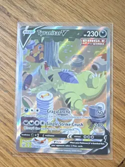 Pokemon TCG Tyranitar V 155/163 Alternate Art Secret Rare Battle Styles NM/M - Image 1