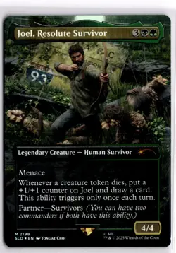 Joel, Resolute Survivor Foil Secret Lair Drop 2198 LP x1 MTG Magic the Gathering - Image 1