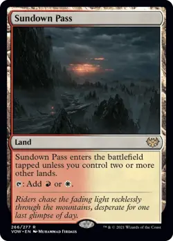 Sundown Pass x1 MTG Magic the Gathering - Innistrad: Crimson Vow - Image 1