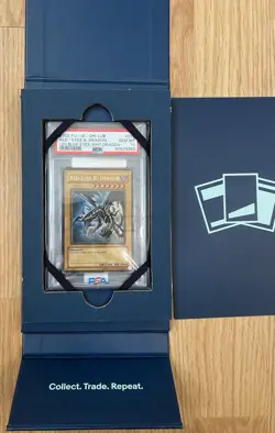 Konami 2002 Yu-Gi-Oh! LOB Red-Eyes B. Dragon LOB-070 Holo PSA 10 - Image 1