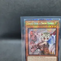 Yugioh 1x Ghost Ogre & Snow Rabbit RA05-EN131 Starlight Rare 1st Ed NM - Image 2