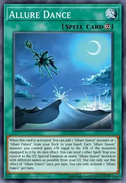 Yugioh! - Allure Dance - MZTM-EN060 - Maze of the Master - Rare - 1st Ed -NM/M - Image 1