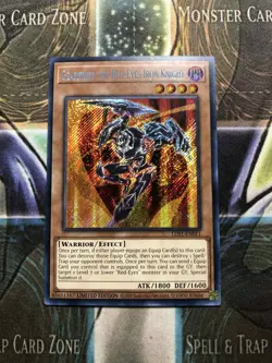 GEARFRIED THE RED-EYES IRON KNIGHT * 1ST EDITION SECRET RARE LDS1-EN011 YUGIOH! - Image 1
