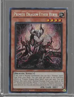 Primite Dragon Ether Beryl RA05-EN033 Secret Rare Rarity Collection 5 Yu-Gi-Oh - Image 1