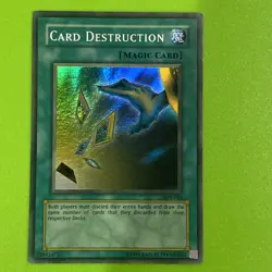 Yugioh Card Of Destruction Max Faded Misprint Mp - Image 1
