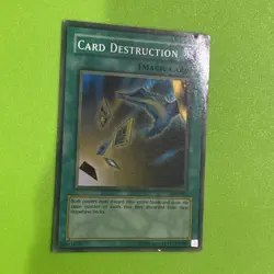 Yugioh Card Of Destruction Max Faded Misprint Mp - Image 3