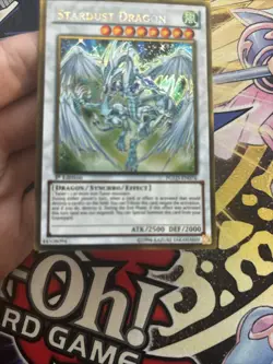 Yu-Gi-Oh TCG Stardust Dragon PGLD-EN076 1st Edition Gold Rare Card VLP (STH) - Image 3
