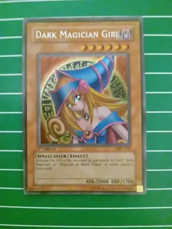 DARK MAGICIAN GIRL Secret Rare 1ST EDITION MFC-000 LP-/MOD play (See Pictures) - Image 3
