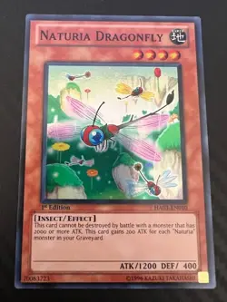 Yugioh Naturia Dragonfly HA03-EN010 Super Rare 1st Edition NM - Image 1