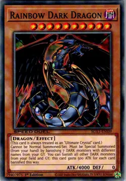 Rainbow Dark Dragon Legendary Duelists: Season 1-1st Edition Yu-Gi-Oh NM - Image 1
