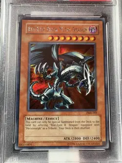 2002 Yu-Gi-Oh! Forbidden Memories Promo Red-Eyes Black Metal Dragon PSA 10 - Image 2