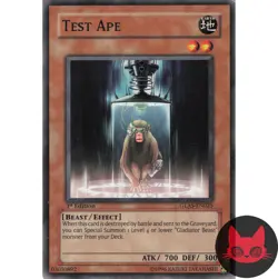 Yugioh Test Ape GLAS-EN025 Common 1st Edition LP - Image 1