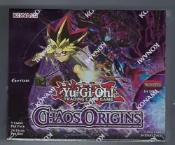 Yu-Gi-Oh Chaos Origins Booster Box 24 Packs Konami English Sealed - Image 1