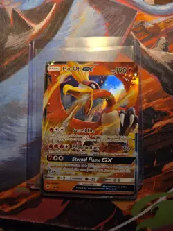 Ho-oh GX 21/147 Burning Shadows NM Ultra Rare Pokemon Card WOW LOOK FAST - Image 1