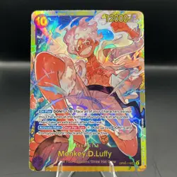Bandai One Piece CCG Monkey D. Luffy OP05-119 Holo SEC EN - Image 1