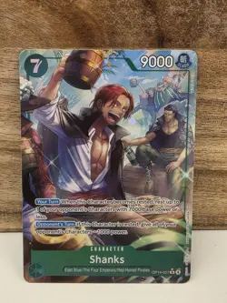 Bandai One Piece CCG Shanks OP14-027 Character R 9000 Power 7 Cost - Image 1