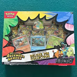 Pokemon TCG Mega Evolution: Ascended Heroes First Partners Deluxe Pin Box - Image 1