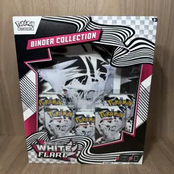 Pokemon TCG Scarlet & Violet White Flare Binder Collection BRAND NEW SEALED - Image 1