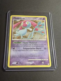 Pokemon Mesprit 14/123 Mysterious Treasures Holo Rare 60 HP Teleportation Burst - Image 1