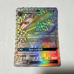 Umbreon GX 154/149 Secret Rare Full Art Holo SM Base Set English (Near Mint) - Image 1