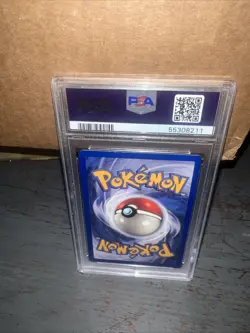 1999 Chansey Pokemon TCG Base Set Holo Rare Card 3/102 PSA 8 - Image 2