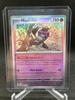 Munkidori 044/131 MASTER BALL PATTERN REVERSE HOLO Prismatic Evolutions Pokemon - Image 1