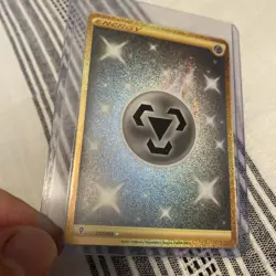 Pokemon TCG Metal Energy SWSH Evolving Skies 237/203 NM Gold Secret Rare Card - Image 1