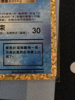 Pokemon Dark Gyarados Holo Promo Card 005/025 Chinese 25th Anniversary - Image 4