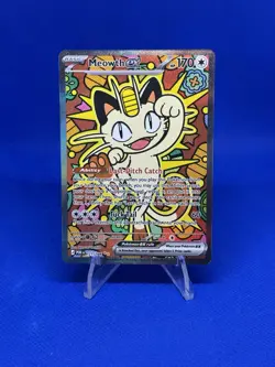 Pokemon Perfect Order Meowth EX 121/088 Special Illustration Rare Holo - Image 1