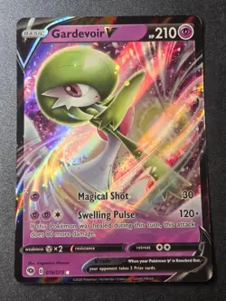 Gardevoir V 016/073 NM Champion's Path Holo V Rare Pokemon - Image 1