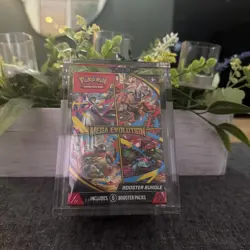 Pokemon TCG Mega Evolutions Base Set Booster Bundle in Acrylic Case 💎 Brand New - Image 1